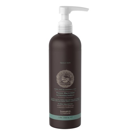 Tweak’d by Nature - Rise & Shine Hair Volumizing Conditioner for Fine Hair, Paraben Free and Sulfate Free Conditioner, Hydrating Hair Care for Soft, Tangle-Free Finish (33.8 ounces)