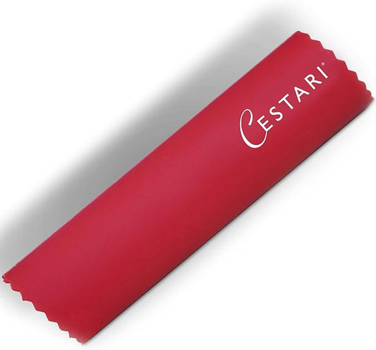 Cestari Silicone Garlic Peeler Roller Tube – Effortless Garlic Skin Remover for Home Cooks & Chefs – BPA-Free, Odor-Resistant, Dishwasher Safe Kitchen Tool – Fast, Mess-Free Prep – Red