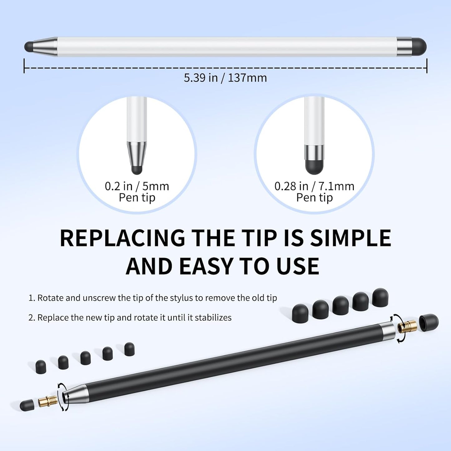 Stylus (10Pcs), Stylus Pen for Touchscreen