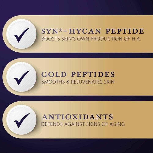 Purity Products Hylastra Gold - Hyaluronic Acid Serum with Gold Peptides and Vitamin A, E, & CoQ10-1.7 oz
