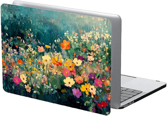 Compatible with MacBook Air 13.3 13.6 Inch Case 2022 2021 2020 2019 Plastic Hard Shell Case Cover,13.6 Air (A2681) M2 2022, Spring Flowers