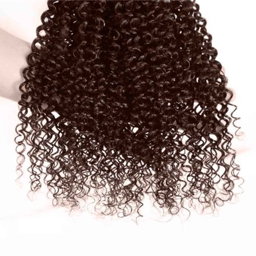 Habiliana Bundles Human Hair 24 26 28 Inch Jerry Curly Wave Dark Brown 4 Human Hair Bundles 11A Unprocessed Brazilian Virgin Quick Weave Hair Extensions for Black Women