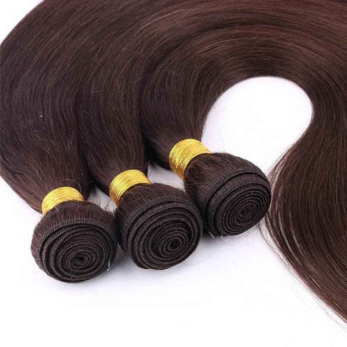 Condescension Human Hair Bundles 24 26 28 Inch Color 4 Straight Wave Human Hair Bundles Unprocessed Brazilian Virgin Hair for Black Women