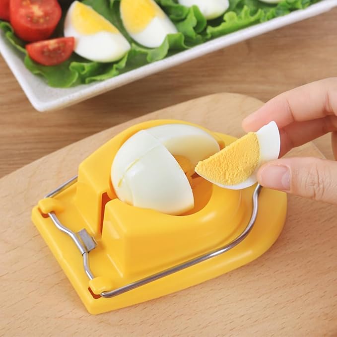 MXY Egg Slicer for Hard Boiled Eggs, Deviled Eggs, Pickled Eggs Cut Eggs in Half Stainless Steel Wire Egg Cutter Kitchen Chopper Tool With a Spare Accessory Suitable for Home, Restaurant