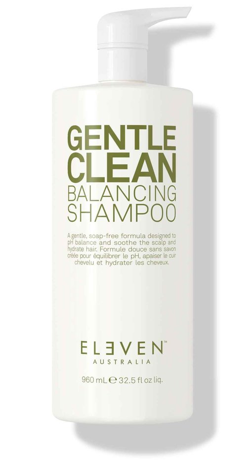 ELEVEN AUSTRALIA Gentle Clean Balancing Shampoo - Mild Daily Sulfate Free Shampoo for All Hair Types, Removes Buildup, Lightweight & Moisturizing, Hydrating Formula for Men & Women - 32.5 fl oz