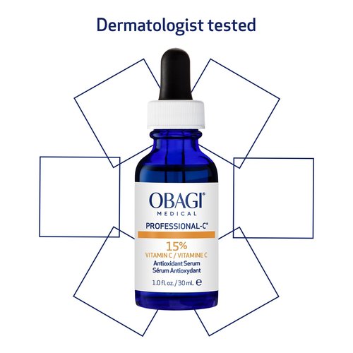 Obagi Medical Professional-C 15% Vitamin C Serum - Helps Brighten Skin Tone and Minimize the Appearance of Fine Lines & Wrinkles - 0.42 oz
