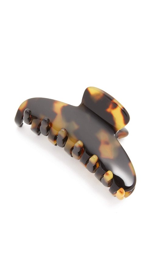 Alexandre de Paris Women's Jaw Hair Clip, Tokyo Tortoise, Brown, One Size