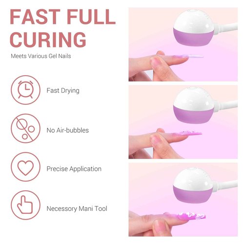MelodySusie Professional Nail Drill 30000RPM with 2 in 1 Nail Art Lamp, Professional UV LED Light for Gel Nails