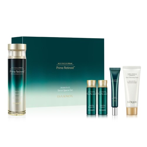 ISA KNOX Age Focus Prime Wrinkle For All (4.9fl oz) - Plant-Based Korean Skin Care Solution for Skin Elasticity & Moisturization by LG Beauty. Daytime Retinol.