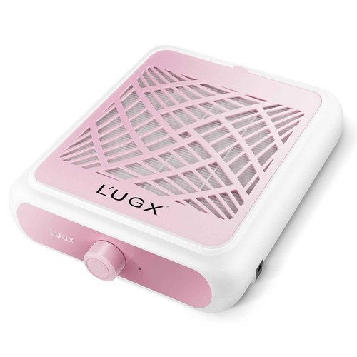 L'UGX Professional Nail Dust Collector with 2 Reusable Filter, 650 PA Dust Collector for Nails Fan Extractor Powerful Suction Vacuum Dust Collector Nail Tech, Perfect for Home Salon Use
