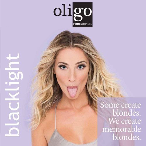 Oligo Professionnel - Blacklight Nourishing Conditioner - Sulfate free for blondes - Vegan - For color treated hair - Hydrating formula with Argan oil - 32 oz