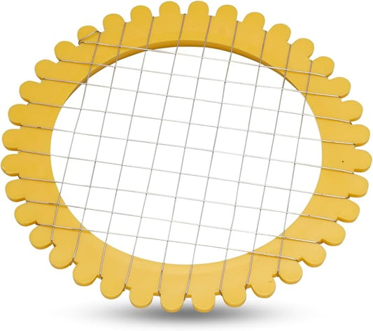 Egg Dicer for Hard Boiled Eggs - Wire Carrot, Potato & Salad Chopper Grid/Slicer, Manual - Plastic Vegetable and Fruit Chopper