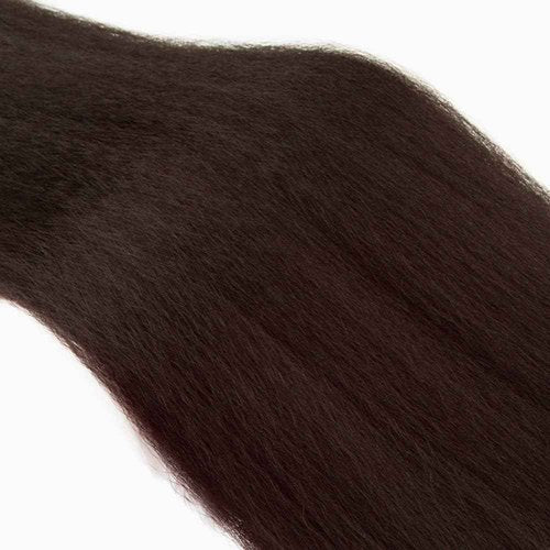 Giginger Brazilian Human Hair Bundles 22 24 26 Inch Chocolate Brown Yaki Wave Human Hair Bundles Brazilian Unprocessed Virgin Quick Weave Hair for Black Women
