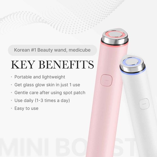 medicube Affordable Teen Glow Essentials Duo: Mini Booster Pro Pink and Collagen Jelly Cream 50ml | Holiday Stocking Stuffers, Gifts for Women, Gifts for Mom, Gifts for Girls