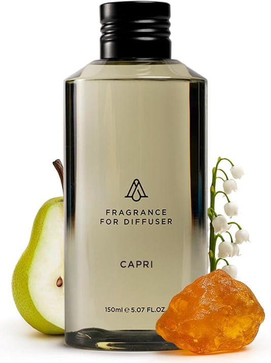 AromaPlan Hotel, Home Luxury Scents, Capri 5.07 Fl Oz (150ml) | Fragrance for Cold Air & Waterless Diffuser Oil | Home Luxury & Hotel Scent for Aromatherapy-USA Made, Bigger Bottle & Longer Lasting