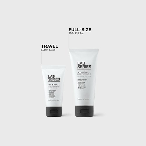 Lab Series Men's All-In-One Face Treatment - Face Moisturizer for Fine Lines & Wrinkles - Facial Lotion Skin Care for Men - With Hyaluronic Acid, 3.4 Fl Oz