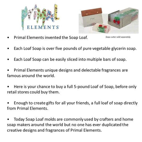 Primal Elements Skyward Soap Loaf, Blue, 5 Pound