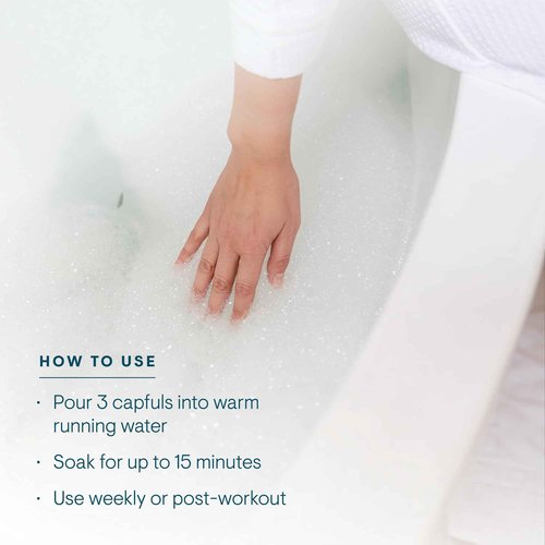 ELEMIS Aching Muscle Super Soak 400ml, Natural Bath Milk Soak To Ease Muscle Aches & Tension