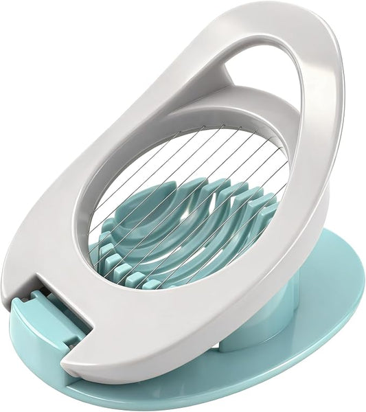 BlingKingdom Egg Slicer Easy to Clean Egg Cutter with Stainless Steel Wire for Kitchen Soft Fruit, Strawberrys kiwis Sandwiches Salads