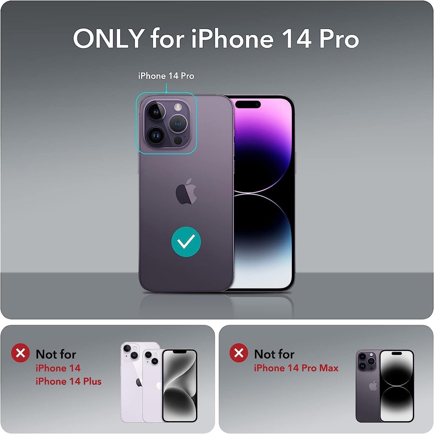 Compatible with iPhone 14 Pro Wallet Phone Case-PU Leather Magnetic Flip Cover with Credit Card Slots,Zipper Pocket & Detachable Wrist Strap,Shockproof Design,for Women and Men-Claret