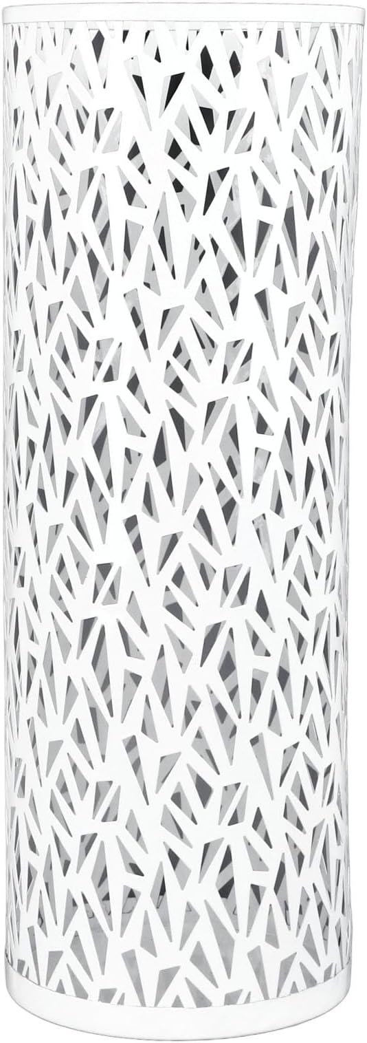 Semme Round Metal Umbrella Holder, and Watertight, Modern Design, Stable for Entryway, Office, Home Use (L)