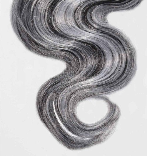 Giginger P1B/GREY Bundles Human Hair 24 26 28 inch Body Wave Human Hair Bundles Highlight Grey Brazilian Unprocessed Virgin Quick Weave Hair for Black Women