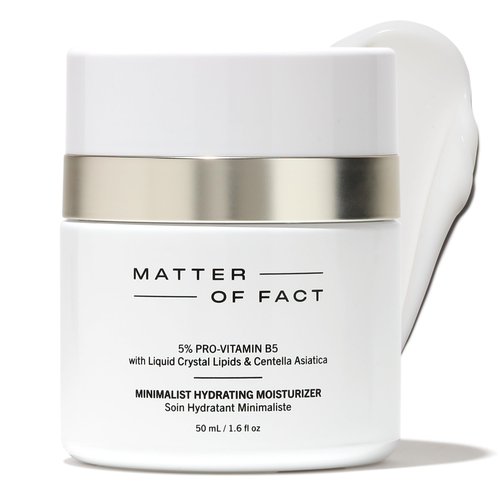 MATTER OF FACT Minimalist Hydrating Moisturizer with Pro Vitamin B5, Liquid Crystal Lipids and Centella Asiatica, Lightweight Daytime Face Cream for Moisture Barrier Support, 50mL / 1.6 Fl Oz