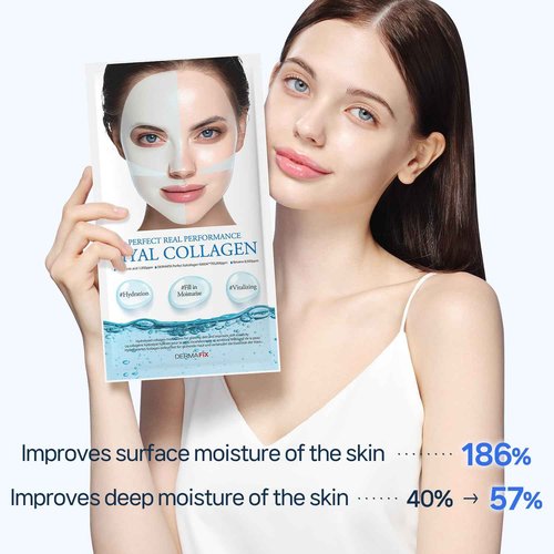 DERMAFIX Collagen Mask 2-Pack Bundle - REAL, HYAL