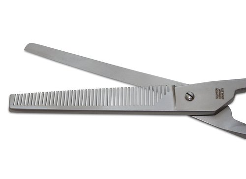 Mars Professional Stainless Steel Grooming Shears, 46 Tooth Blender, Thinning Scissors