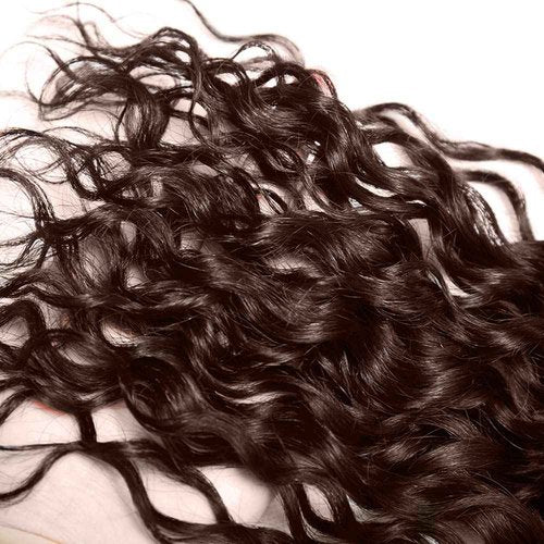 #4 Brown Bundles Human Hair Water Wave Bundles 34 34 34 Inch Chocolate Unprocessed Brazilian Virgin Hair 3 Bundle 50 Gram Per Bundle Deals Quick Weave Hair Extensions