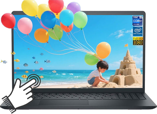 Dell Inspiron 15 3000 Touchscreen Laptop 15.6" FHD (1920x1080) IPS, 13th Gen Intel 10 Cores i5 Processor Up to 4.6GHz, 16GB RAM 512GB SSD, WiFi 6, Copilot, Windows 11