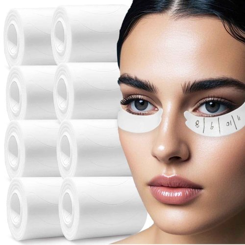 Eye pads lash extensions(1000 Pcs) - Akissos Premium White Foam Under Eye Patches,Eyepads with eye care for lash extensions | Lift | Tint | Remove, Beauty Tools, Elastic, Thick, No expiry & No Slip
