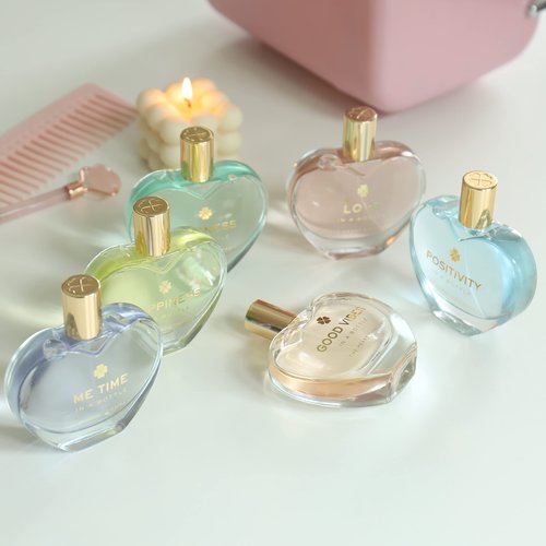 VALENTINE'S LOVE Perfume for women | Floral Sweet Fragrance | Valentine's Day Gift | Vegan Heart Shaped Perfume 75ml - 2.5 fl oz.