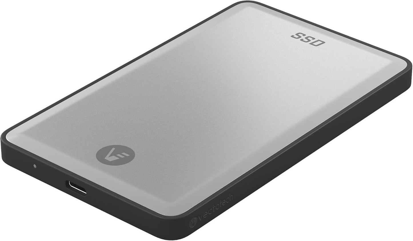 1TB External SSD USB-C Portable Solid State Drive (USB 3.1 Gen 2) | 3D NAND Flash | Rapid by VectoTech