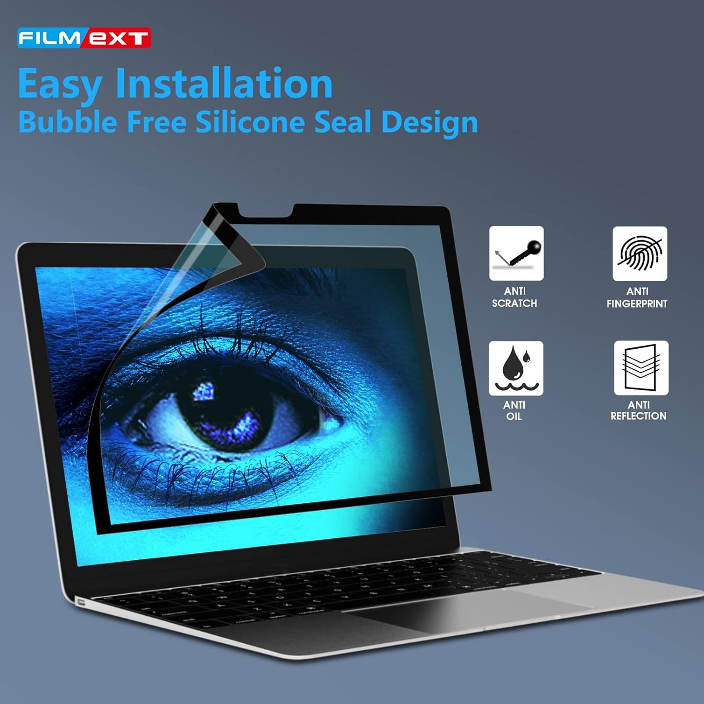 for Macbook Air Screen Protector 13 inch 2021 Anti-Glare Anti-Blue Light Screen Filter,Eye Protection Blue Light Blocking Filter for Macbook Air 13" (2021-2018) with Touch ID M1 A2337 A1932 A2179"