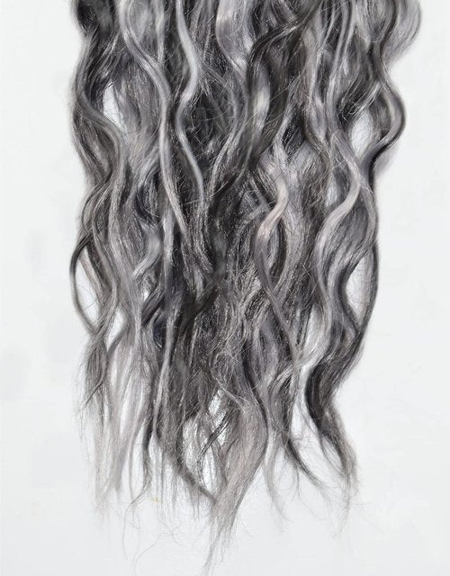 Giginger P1B/GREY Bundles Human Hair 16 18 20 inch Deep Wave Human Hair Bundles Highlight Grey Virgin Quick Weave Hair for Black Women