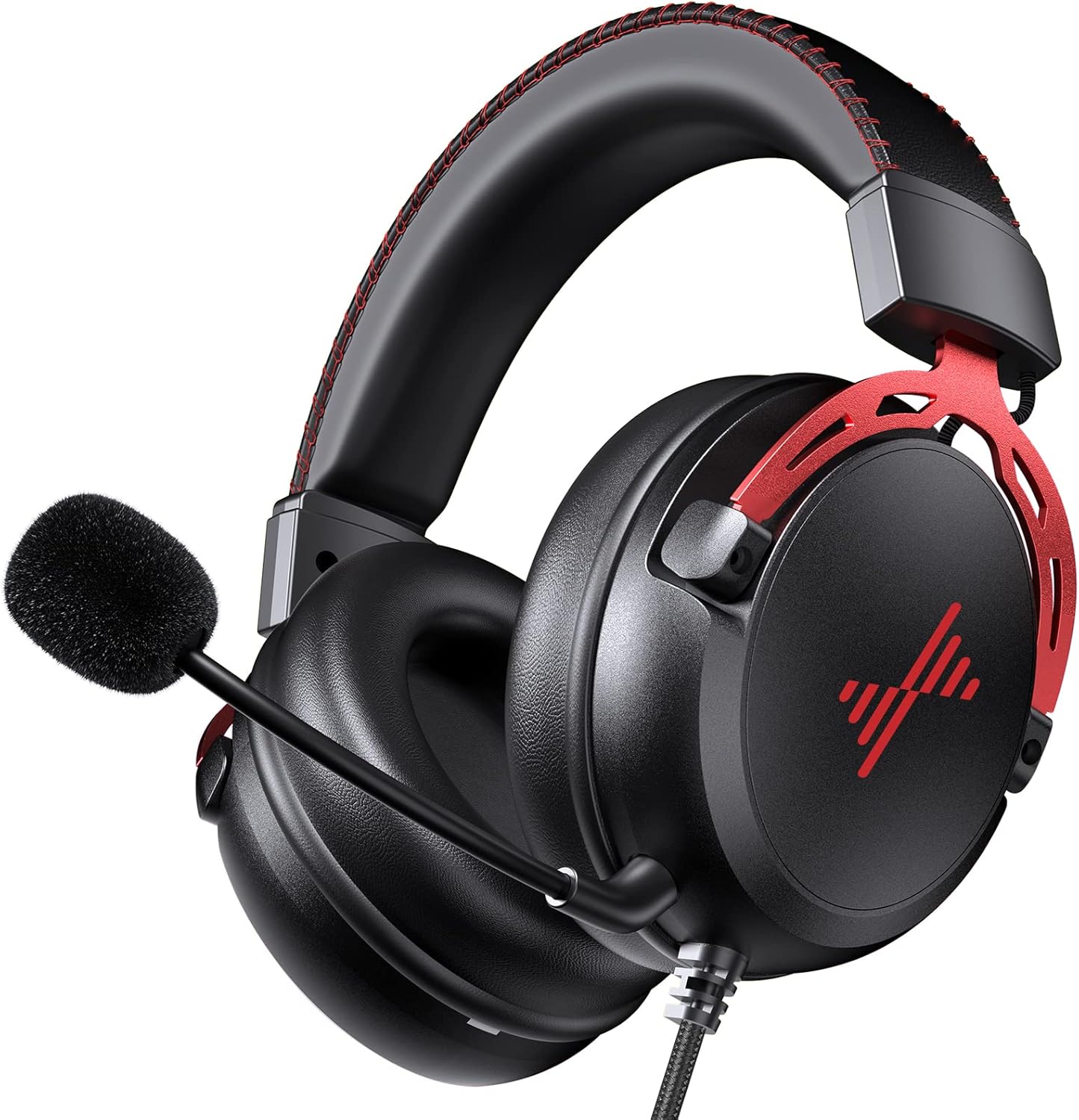 DEEBOX Gaming Headset for PS5 PS4 Xbox One Switch, Gaming Headphones with Microphone for PC Mac Laptop Computer Gamer