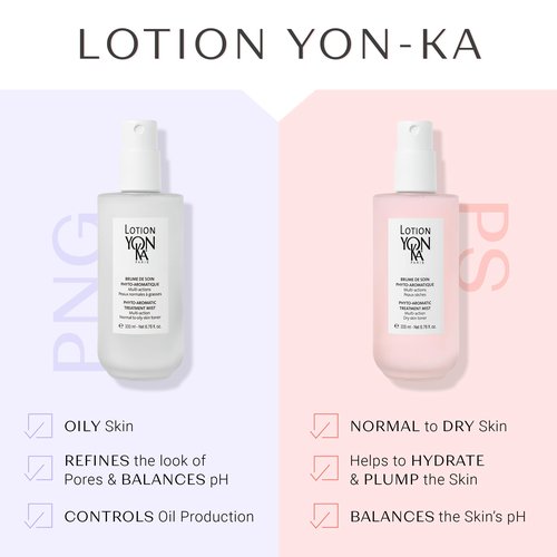 Yon-Ka Hydrating Face Toner, Natural Toning Spray for Dry & Sensitive Skin with Hydrating Face Toner Travel Size | Alcohol-Free and Paraben-Free | Set of 2, 6.76 fl oz and 1.69 fl oz