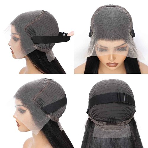 ZCORGDHAIR Body Wave Lace Front Wigs 13x6 Lace Wig Human Hair Hd Lace Front Wig Human Hair Wigs Body Wave Frontal Wig Baby Hair Natural Hairline Natural Black(30in)