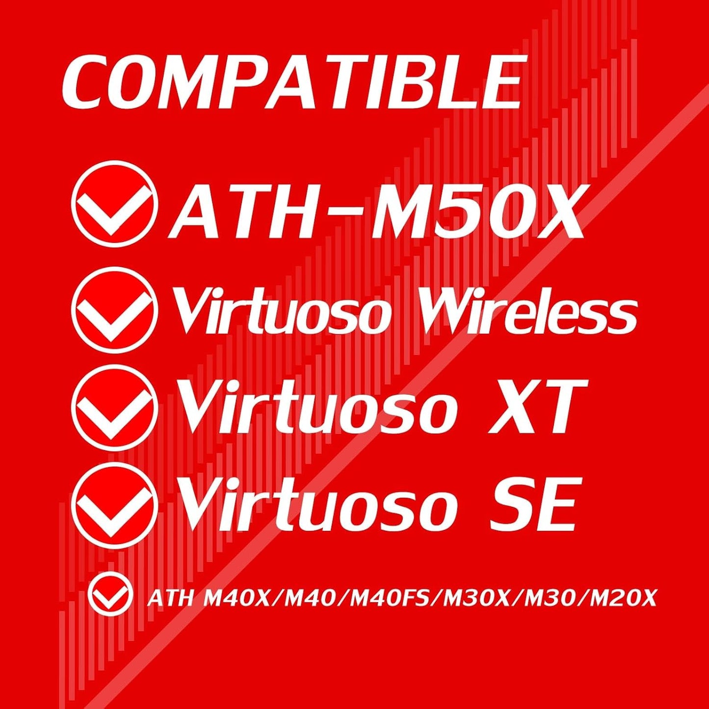 Protective Headband Cover for ATH M Series - Compatible with Virtuoso XT, SE, Wireless, M50X, M50XBT, M50, M40X & More
