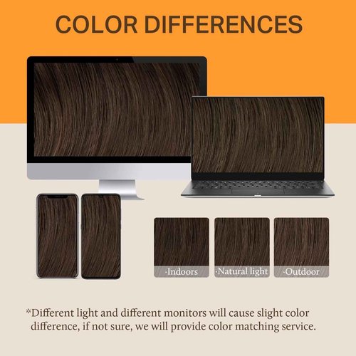 DOORES Wire Hair Extensions Chocolate Brown 18 Inch 95 g Remy Human Wire Hair Extensions Invisible Transparent Line Adjustable Hairpieces Secret Straight