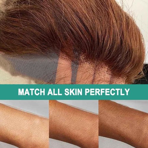 Munx 30 Inch Human Hair Wigs for Black Women 13x6 Deep Part HD Transparent Lace Front Wig Bleached Knots Pre Plucked Glueless Honey Blonde Lace Front Wigs Bleached Knots