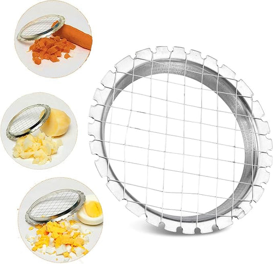 Egg Chopper Stainless Steel Egg Slicer Fruit Cube Cutter Salads Cutters Tomato Cutter Potato Cutter as pictures