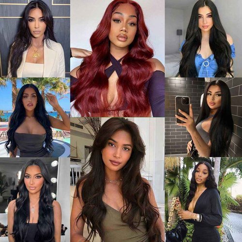 Clip in Hair Extensions Real Human Hair Straight Clip Hair Extensions Brazilian Remy Human Hair Double Weft Human Hair (4# Medium Brown, 20 Inch)