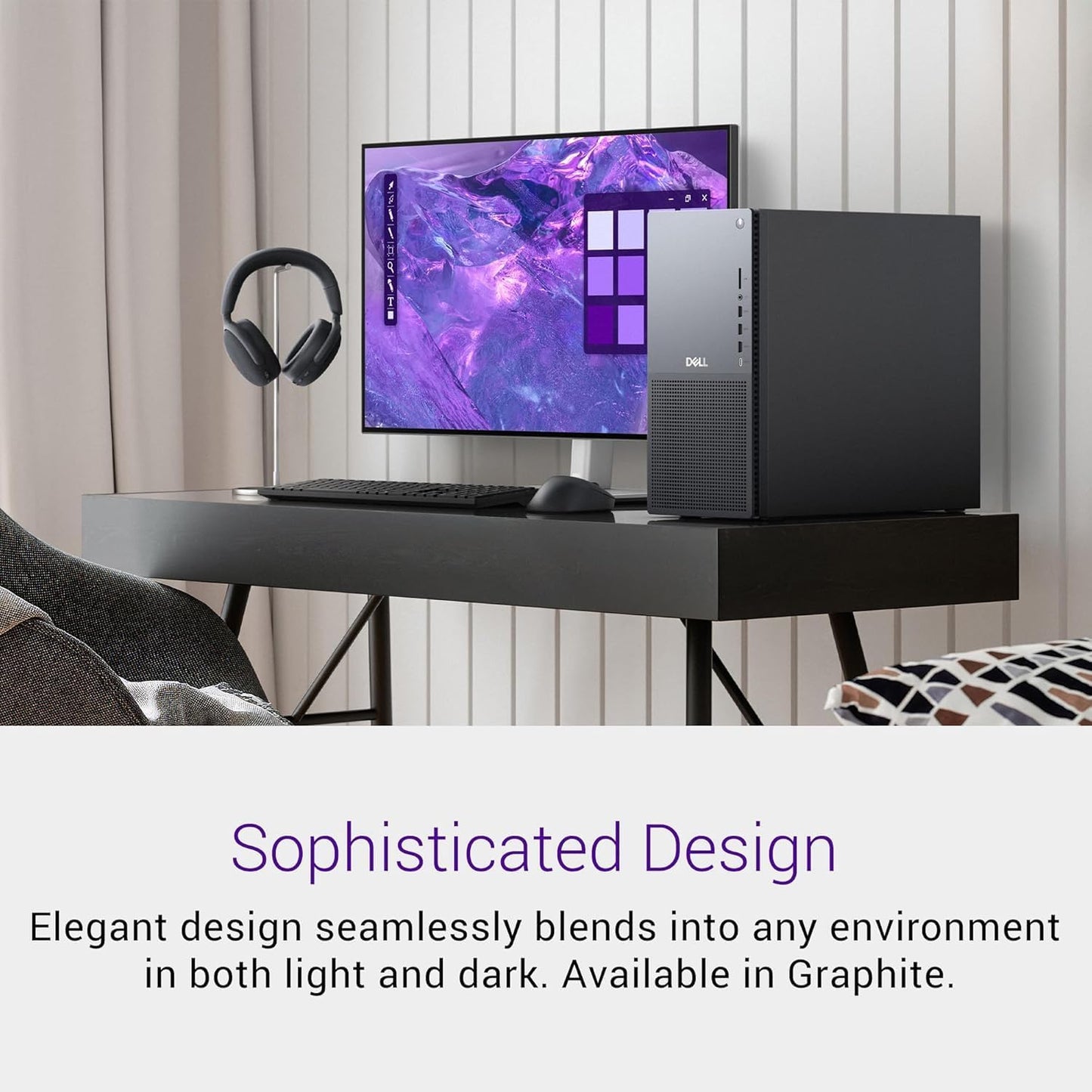 Dell Tower Plus EBT2250 Desktop Computer - Series 2 Intel Core Ultra 9 285 24-Core Processor up to 5.6 GHz, 64GB DDR5 RAM, 8TB SSD, Intel UHD Graphics 770, Windows 11 Pro, Graphite - EBT 2250