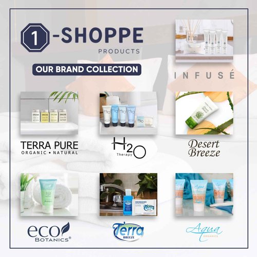 Aqua Organics Hotel Soaps & Toiletries Bulk Set | 1-Shoppe Amenities Kit | 1oz Shampoo & Conditioner, Body Wash, Lotion, 1oz Bar Soap | Travel Size | 75 Pieces