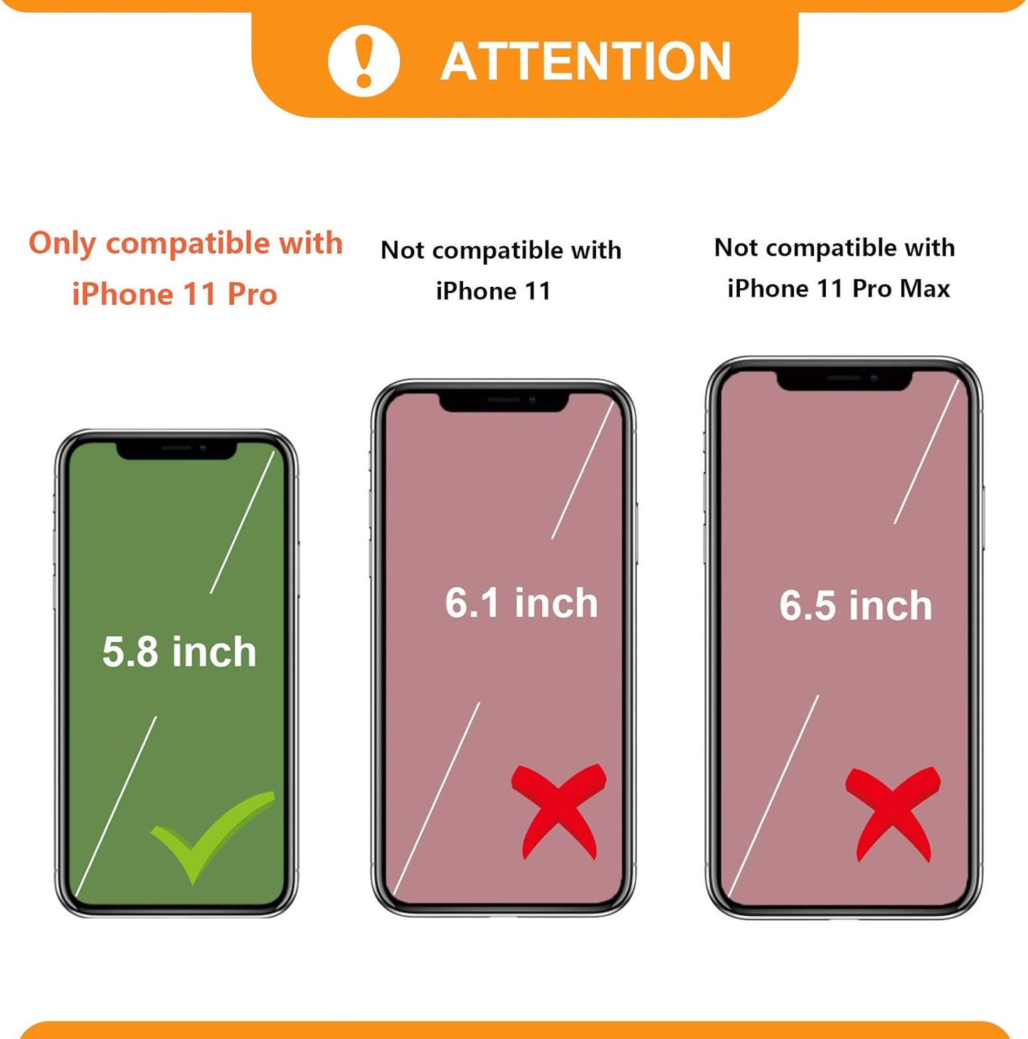 Bocasal Crossbody Wallet Case for iPhone 11 Pro with Card Holder,Zipper Card Slot Protector Shockproof Purse Cover with Removable Cross Body Strap 5.8 Inch(Black)