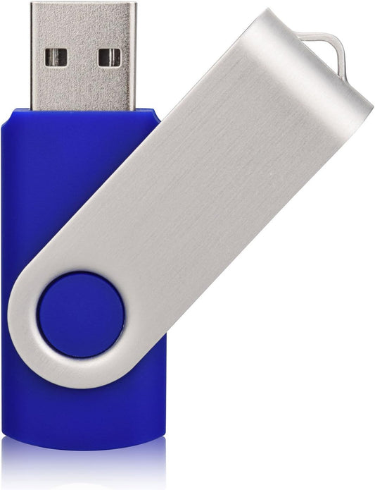 64GB USB Flash Drive - 64GB Memory Stick - USB 2.0 - Blue