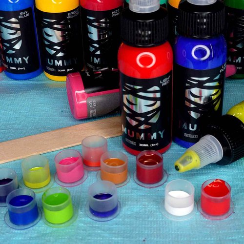 Mummy Anubis Tattoo Ink Set 1oz(30ml) 12 Colors for Tattoo Kit