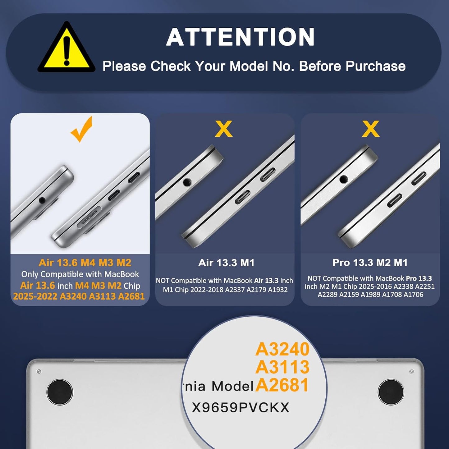 MOSISO Compatible with MacBook Air 13 inch Case 2025 2024 2023 2022 M4 A3240 M3 A3113 M2 A2681, Plastic Hard Shell&Keyboard Cover&Screen Film&Type C for MacBook Air 13.6 inch Case, Air Blue